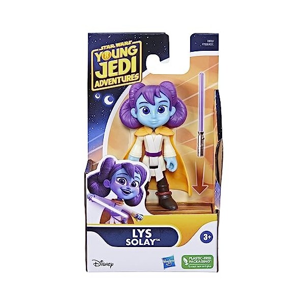 STAR WARS Young Jedi Adventures, LYS Solay Action Figure, 4-Inch Scale Toys, Preschool Toys for 3 Year Old Boys & Girls