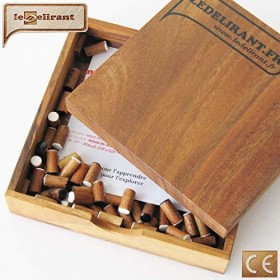 OTHELLO REVERSI, jeu de stratégie familial pour 2 joueurs à partir de 6 ans. En bois massif aux normes CE, marque française l