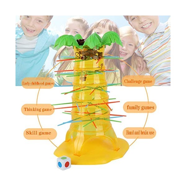 Jeu de société multijoueur Jeu de Chute de Singe Singe Escalade Arbre éducation précoce Jouets Cadeau de Vacances