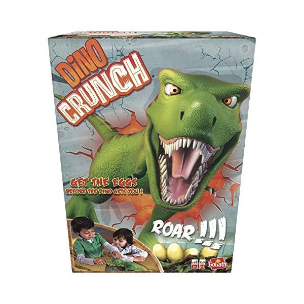 Dino Crunch - Sauve Les Œufs mais Prend Garde au Dino ! A Partir de 4 Ans - Jeu dAction - Développe Les Réflexes - 2 à 4 Jou