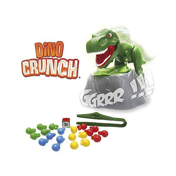 Dino Crunch - Sauve Les Œufs mais Prend Garde au Dino ! A Partir de 4 Ans - Jeu dAction - Développe Les Réflexes - 2 à 4 Jou