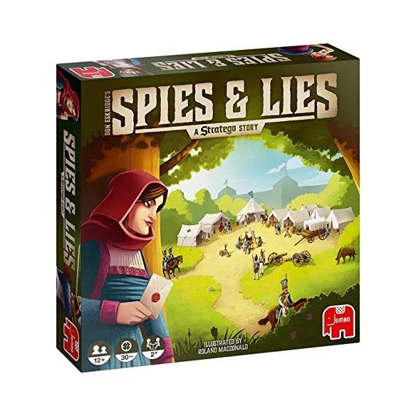 Jumbo - Spies and Lies - A Stratego Story Jeu de Société et Plateau pour Jouer en Famille de 12 à 99 ans