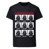 Star Wars Darth Vader Expressions T-Shirt Coton Noir Unisexe T-Shirt Manches Courtes