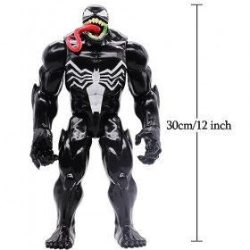 OBLRXM Venom figurine, Venom Titan Hero Series Venom Figure, Spider-Man Maximum Venom - Figurine Titan Blast Gear Venom, Figu