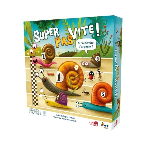 Super Pas Vite ! - Jeu de société pour Les Enfants et idéal pour Toute la Famille ! – Multiprimé – TIKI Editions