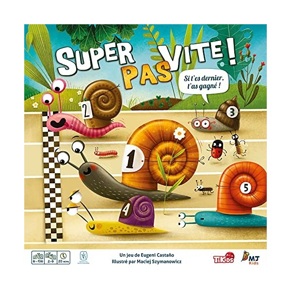 Super Pas Vite ! - Jeu de société pour Les Enfants et idéal pour Toute la Famille ! – Multiprimé – TIKI Editions