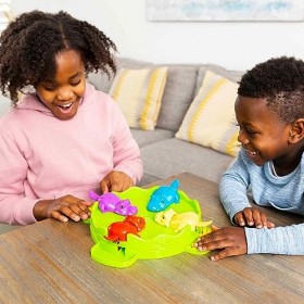 Chompin Crocs Jeu de société familial | Jouets amusants pour toute la famille | Jeu pour enfants sur le thème du crocodile | 