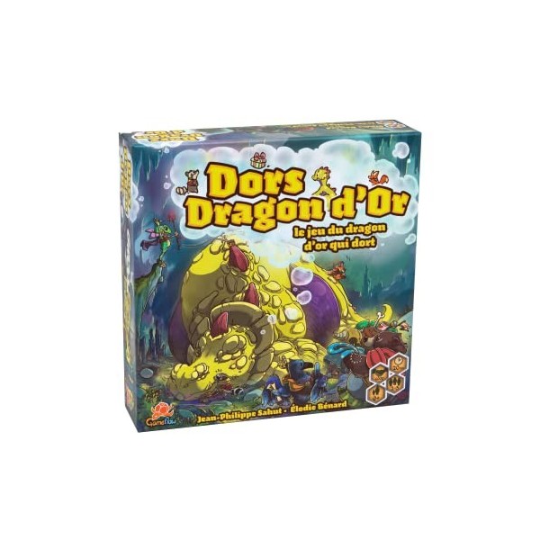 Dors Dragon dor - Le Jeu du Dragon dor Qui dort -Jeu Famille dès 6ans - Coopération - Observation - Rapidité