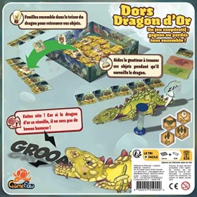 Dors Dragon dor - Le Jeu du Dragon dor Qui dort -Jeu Famille dès 6ans - Coopération - Observation - Rapidité