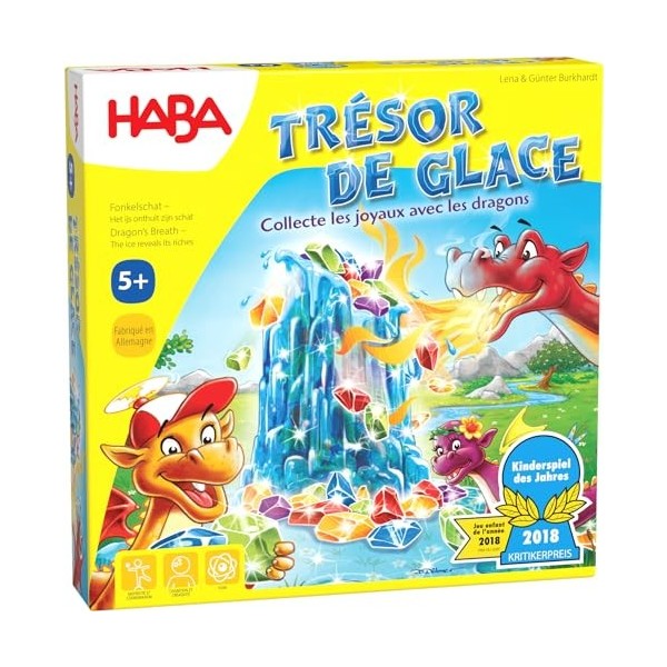 HABA- Trésor de Glace-Jeu de société dadresse-5 Ans et Plus, 303404, Coloré