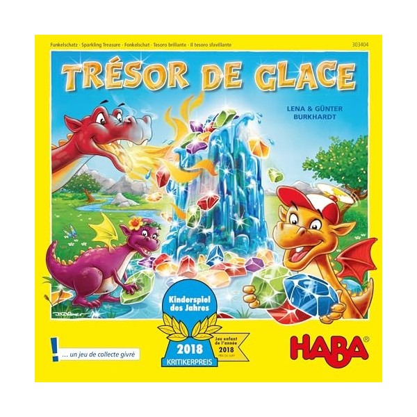 HABA- Trésor de Glace-Jeu de société dadresse-5 Ans et Plus, 303404, Coloré