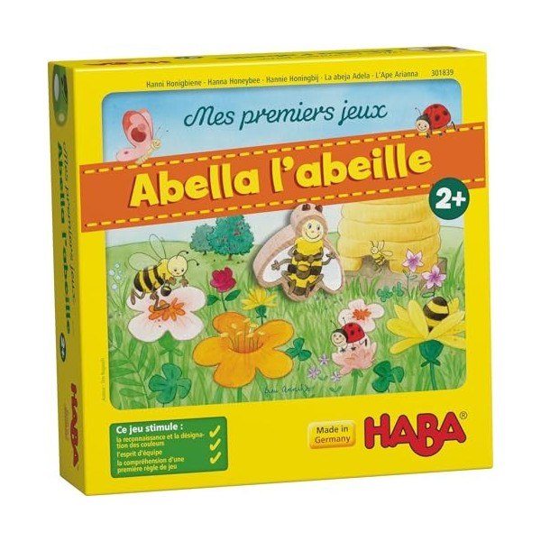 HABA-Mes Premiers Jeux-Abella l’Abeille, 2 ans to 99 ans,301839