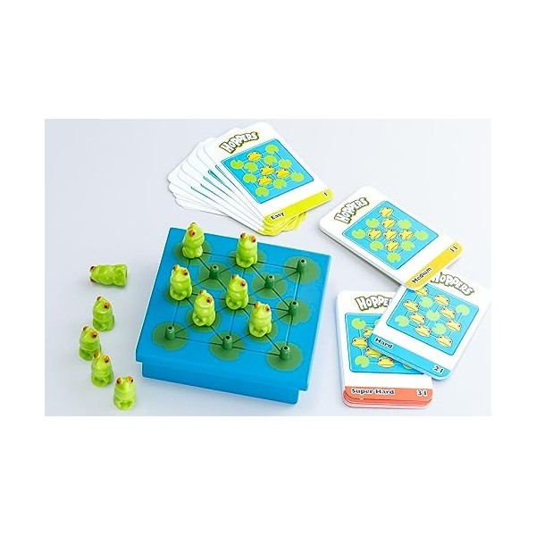 Ravensburger Thinkfun Hoppers - Peg Solitaire Jeu - Version Anglaise