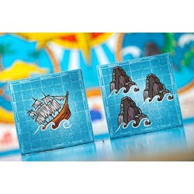 Blue Orange - Lost Seas - Jeu de Réflexion et de Tuiles en Famille ou Entre Amis sur Le thème de locéan - Jeu de Société Mul