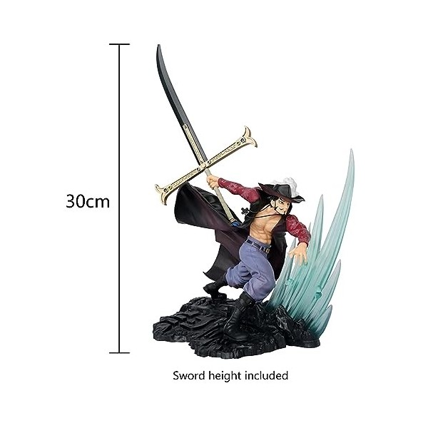 Miotlsy Anime Figurine, 30cm/12 Pouces Anime Maximum Hawk-Eye Action Figure dAnime Populaire Collection Modèle pour Les Fans