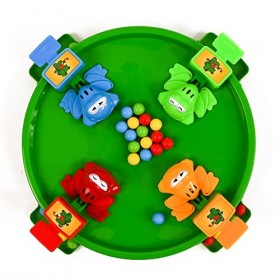 M.Y Frog Frenzy Jeu de société familial pour 2 à 4 joueurs