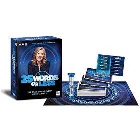 USAopoly The OP 25 Words Or Less - Le Jeu de société où Chaque Mot Compte - Jeu de Mots Rapide pour familles et Amis - À part