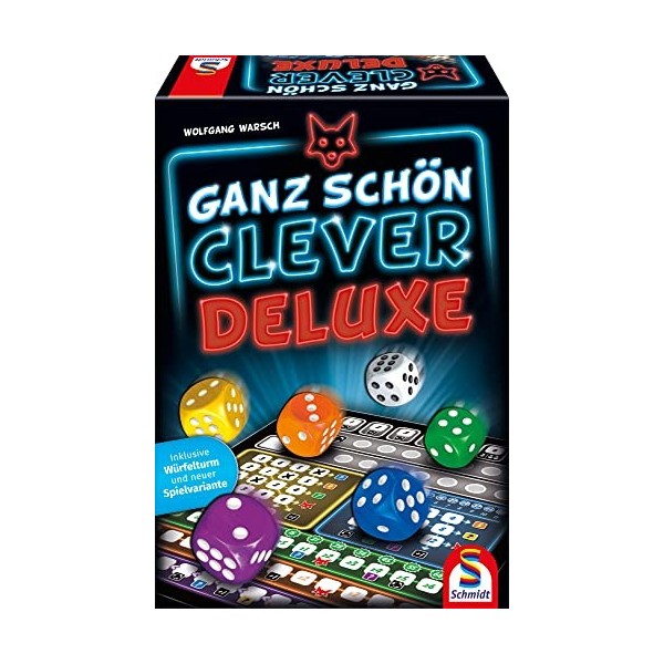 Schmidt Spiele 49443 Très Beau Jeu de dés Clever Deluxe, Jeu Familial