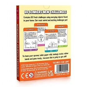 Gutter Games Extension Beat That Household Objets – Jeu de société familial amusant pour enfants et adultes – Excellent cadea