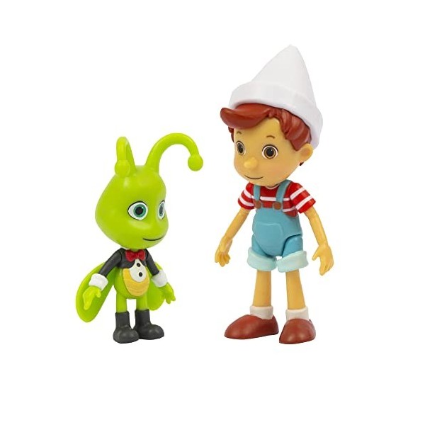 Giochi Preziosi Pinocchio and Friends Lot de 2 Figurines daction de Cricket parlantes