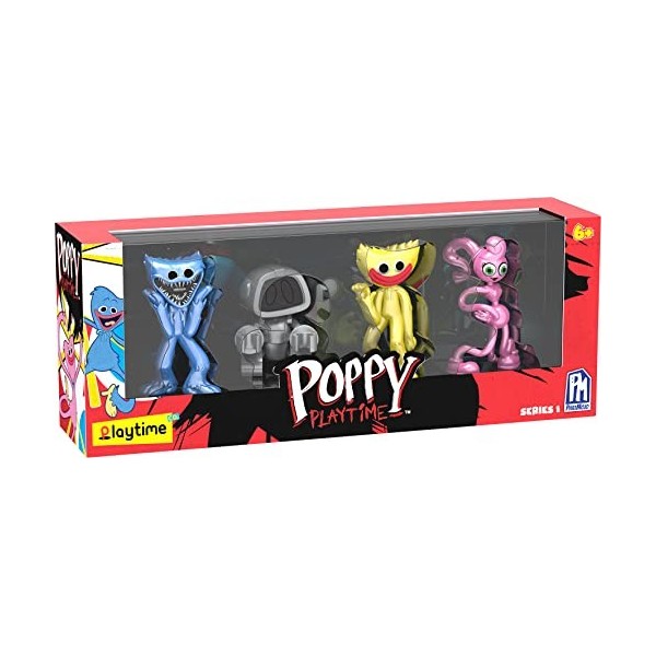 Poppy Playtime - Coffret de 4 Figurines - Personnages de Jeux Vidéos - Dès 6 ans - Lansay