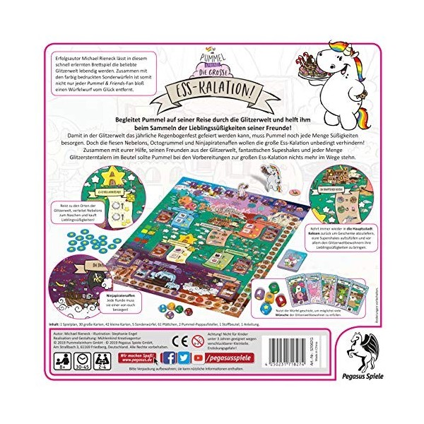 Pegasus Spiele 52062G - Pummel & Friends - La Grande échelle de Repas !