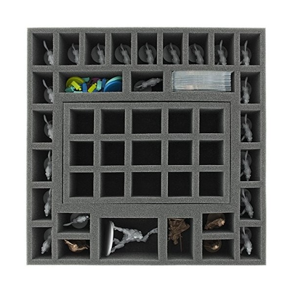 Set De Mousse Feldherr Pour Rangement Space Crusade - Plateau Sur Mesure Pour Figurines Citadel Et Accessoires - Protection Anti-chocs Et Anti-rayures