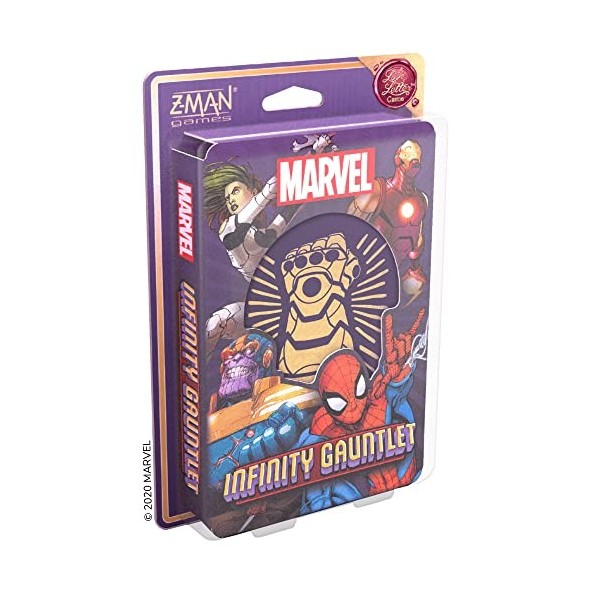 Z Man Games ZMGMZ01 Marvel Infinity Gauntlet: A Love Letter Game, Mixed Colours