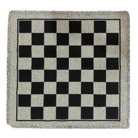 Jeu de dames vintage 3 en 1 avec tapis réversible pour intérieur et extérieur, jeu de société pour la famille, intérieur et e