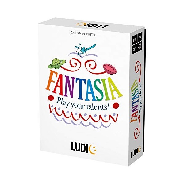 Ludic - Fantasia - Jeu de société pour Toute la Famille - Multicolore