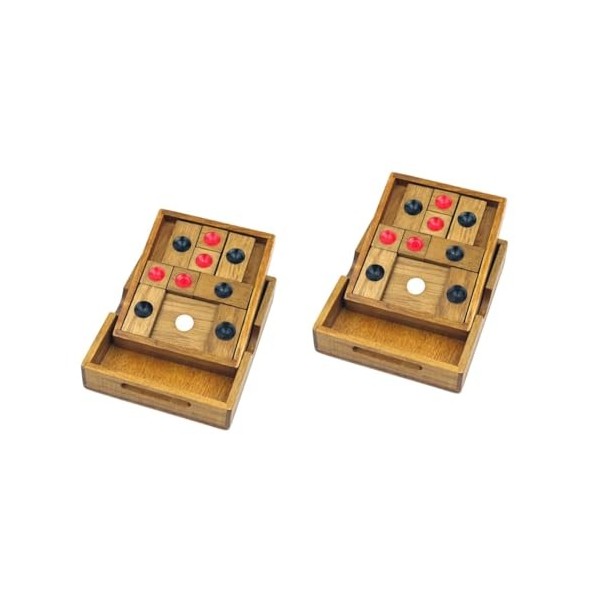 ibasenice 3 Pièces Ensemble De Jeu Kidcraft Jouet Aldult Jouets en Bois Jouet Éducatif pour Enfants Jeux DÉchecs Et Planches