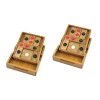 ibasenice 3 Pièces Ensemble De Jeu Kidcraft Jouet Aldult Jouets en Bois Jouet Éducatif pour Enfants Jeux DÉchecs Et Planches