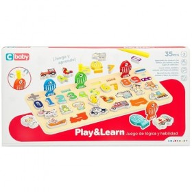 Juego de lógica pesca con imán. Números, animales y vehículos