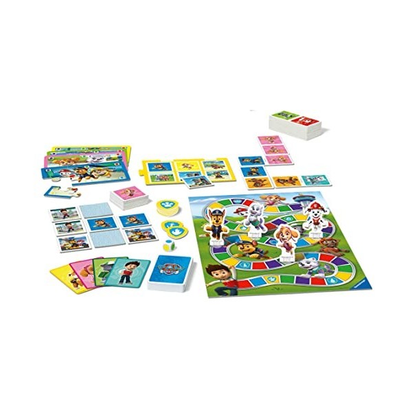 Ravensburger Paw Patrol 6-in-1 Games Compendium Set for Kids Age 3 Years Up