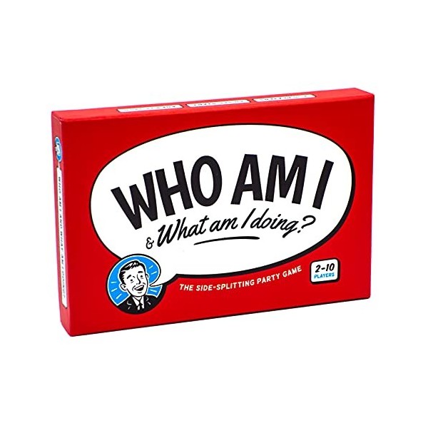 Who Am I & What Am I Doing? - Jeu de fête Amusant pour 2 à 10 Joueurs . Adultes, Couples et Famille - Charades de la Culture 