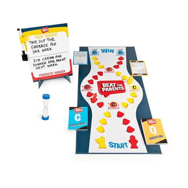 Spin Master Games Beat The Parents Board Game for Families and Kids Aged Over 5