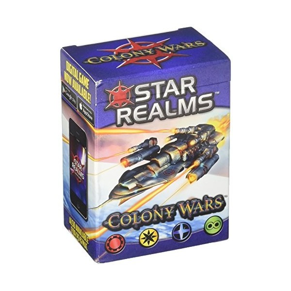 White Wizard Games Jeu de Construction Star Realms Colony Wars de