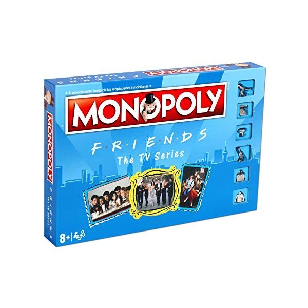 Eleven Force 12135 Monopoly, Fernsehserie „Friends“, mehrfarbig evtl. nicht in deutscher Sprache , Bunt
