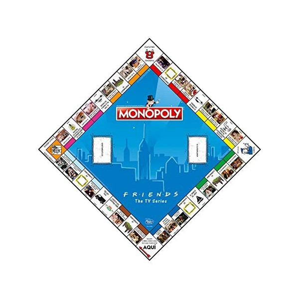 Eleven Force 12135 Monopoly, Fernsehserie „Friends“, mehrfarbig evtl. nicht in deutscher Sprache , Bunt