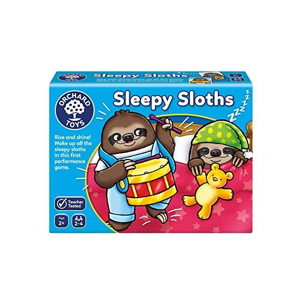 Orchard Toys Sleepy Sloths Game, A Fun Acting and Performing Game, Perfect for Preschoolers, Toddlers, Kids from Age 2+, Educ