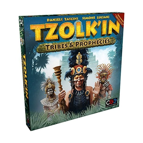 Tzolkin CGE00026 Jeu de société et de Cartes, Multicolore