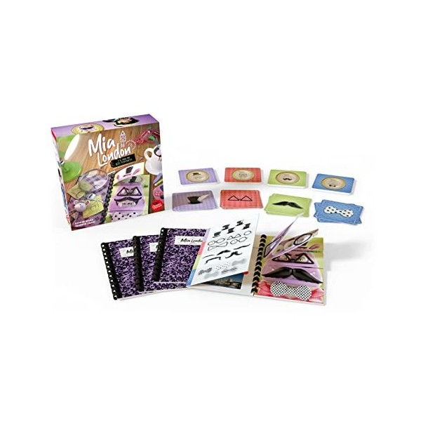 Asmodee - Mia London, Jeu de société pour Toute la Famille, à partir de 5 Ans, édition en Langue Italienne, ML01IT