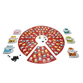 BS Toys -GA397 -Jeu de Société Chats et Chapeaux - Jouets Dintérieur pour Enfants - Jouets pour 6 Ans et Plus - 2-6 Joueurs 