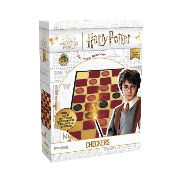 Goliath Games- Harry Potter Draughts | Jeux Goliath | À partir de 6 Ans | pour 2 Joueurs, 923127, Multicolore, Taille Unique