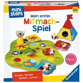 Ravensburger ministeps 4171 Mein erstes Mitmach-Spiel, Lustiges Bewegungsspiel mit einfachen Regeln, Spielzeug AB 2,5 Jahre