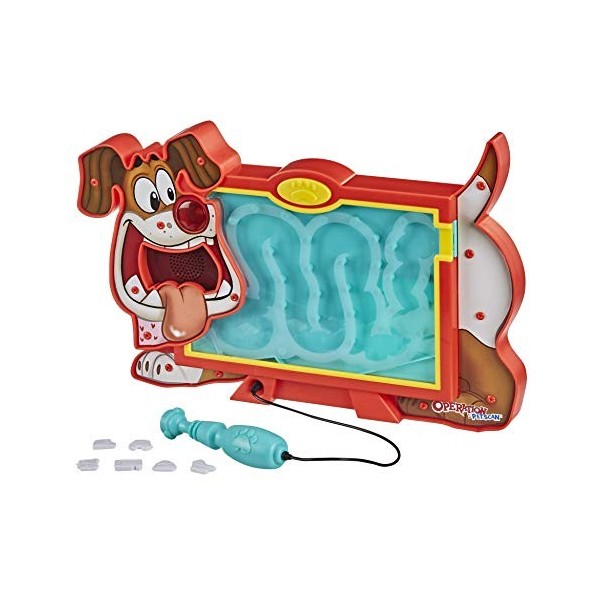 Hasbro Operation Pet Scan Board Game for 2 Or More Players, Kids Ages 6 and Up, with Silly Sounds, Remove The Objects Or Get 
