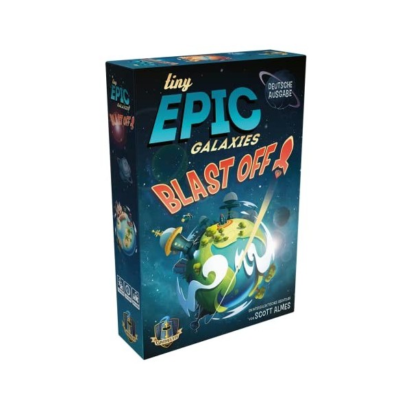 Asmodee | Gamelyn Games | Tiny Epic : Galaxies Blast Off! | Jeu Familial | Jeu de dés | 2 à 4 Joueurs | À partir de 9 Ans | 3