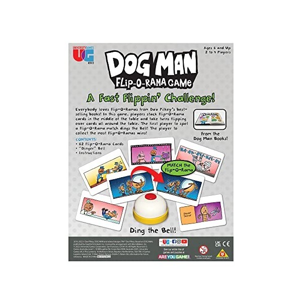  New Aug UG Dog Man The Flip-O-Rama Game unit 2 