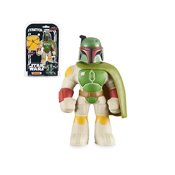 STRETCH ARMSTRONG, Personnage de 18 cm, Personnage étirable, Boba Fett, Jouet pour Enfants dès 5 Ans, TR403