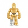 STRETCH ARMSTRONG, Personnage de 18 cm, Personnage étirable, C-3PO, Jouet pour Enfants dès 5 Ans, TR404